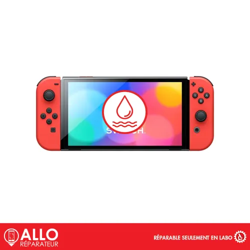 Dégât d’eau Désoxydation pour Switch OLED Nintendo