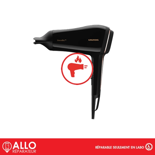 Surchauffe Rapide du Séche-Cheveux Grundig