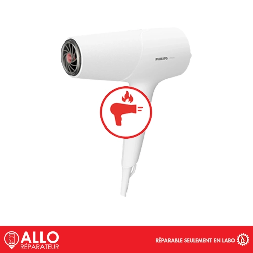 Surchauffe Rapide du Séche-Cheveux Philips