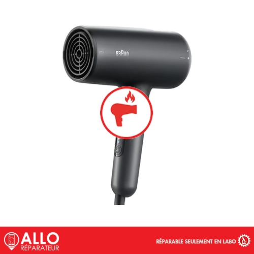 Odeur de Brûlé pour Séche-Cheveux Braun