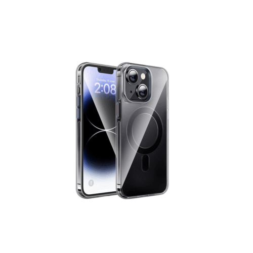 Coque magnétique iPhone 15 Hoco – AS3 Transparent Noir