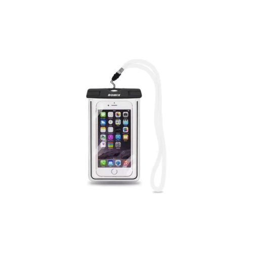 Romix Étui Waterproof Bag pour Smartphone 5.5 white