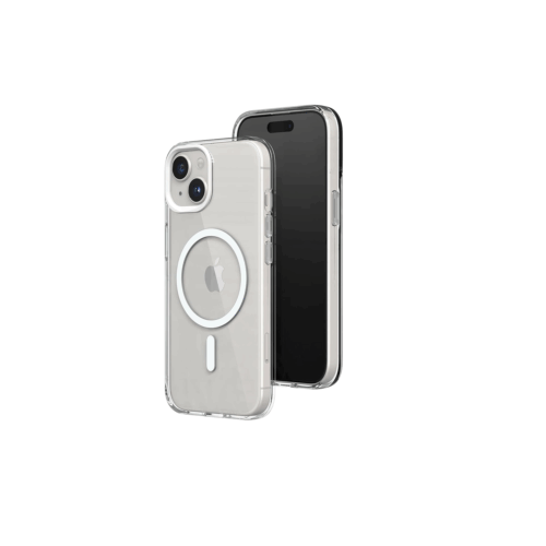AS4 Coque Magnétique High-Clear pour iPhone 15 – Transparent – Hoco
