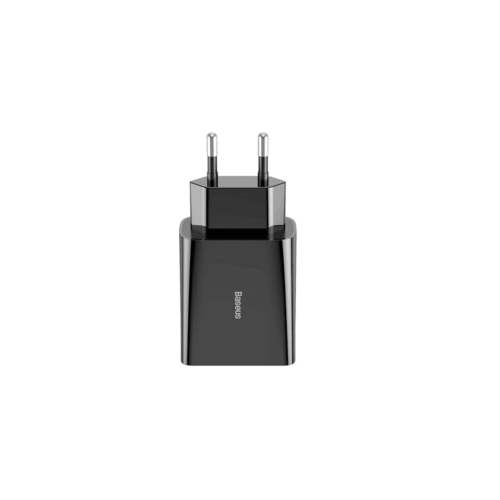 Baseus Chargeur Adaptateur QC3.0 18W Fast Charging Noir