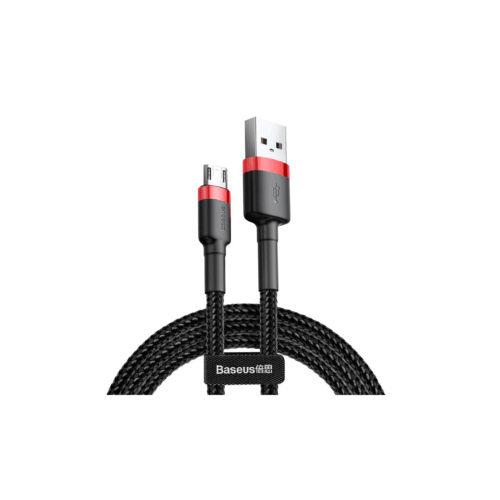 Baseus Câble USB Cafule Micro USB pour Android 1.5A 2M rouge + noir