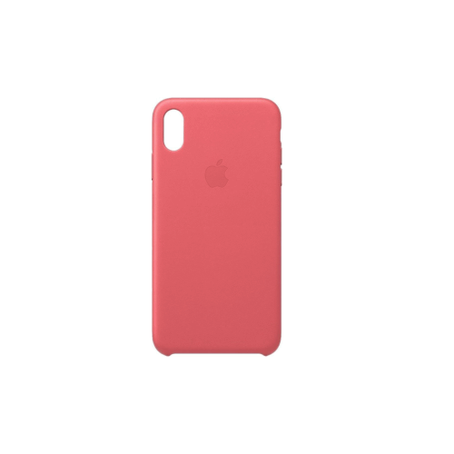 Coque en cuir pour iPhone XR Peony Pink